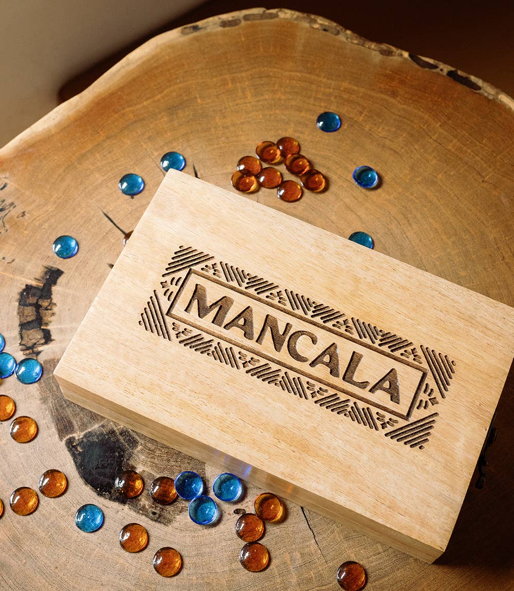 Matr Boomie Fair Trade - Wholesale Board Game - Mancala Wooden Game Set - Hand Carved Mango Wood4