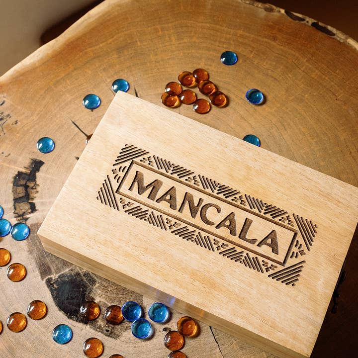 Matr Boomie Fair Trade - Wholesale Board Game - Mancala Wooden Game Set - Hand Carved Mango Wood4