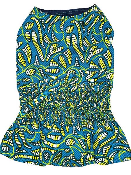 Tribal Dress Ruched Waist – Elegant Pet Dress for Dogs for wholesale by Parisian Pet®