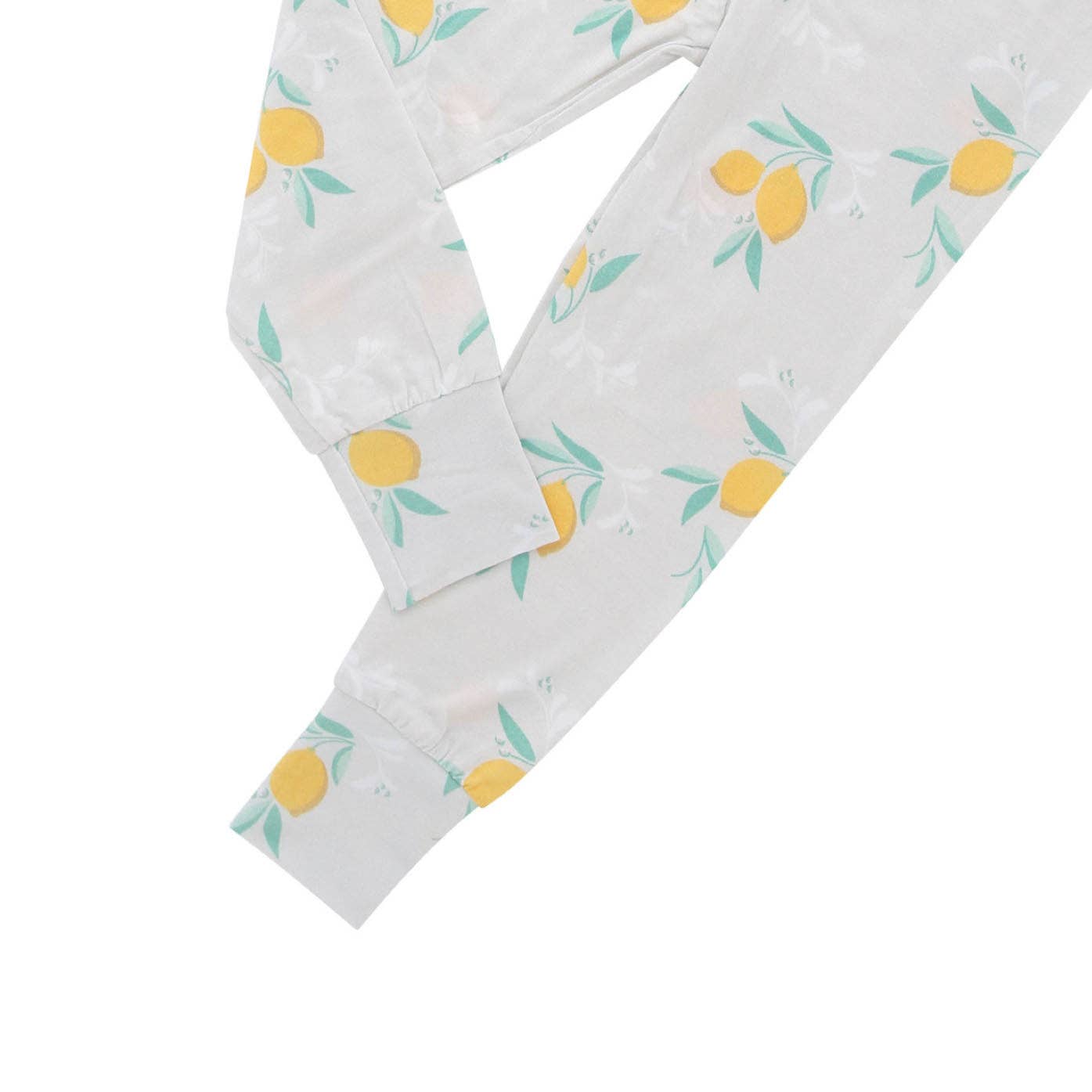 Basically Soho - Wholesale Sleepwear Set - Kids - Amalfi Coast Lemon Gray Two-Piece Set3