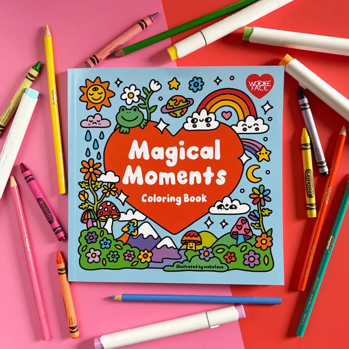 Wokeface - Wholesale Coloring & Activity Book - Kids & Baby - Coloring Book - Magical Moments Whimsical Stress Relief2