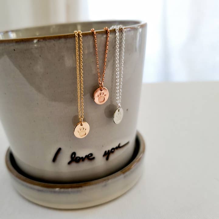 Colar para animais de estimação em ouro, ouro rosa e prata por atacado de GiGisPetals