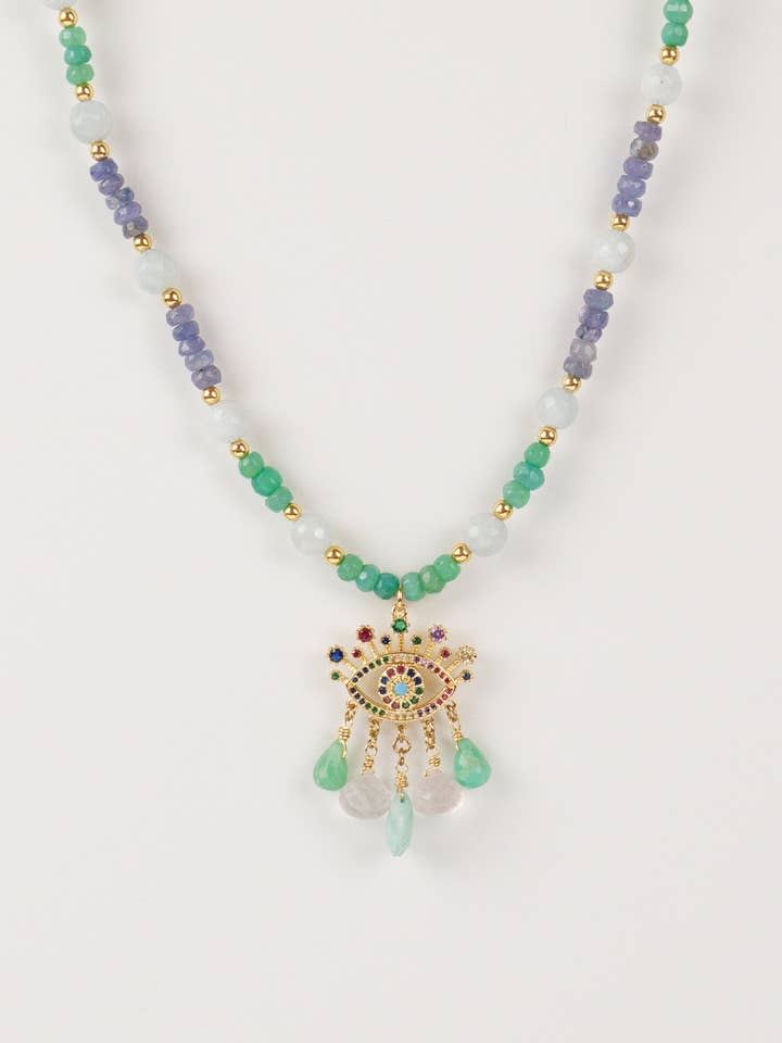 The Grand Bazar Amulet Necklace for wholesale by Monsieur Pamplemousse