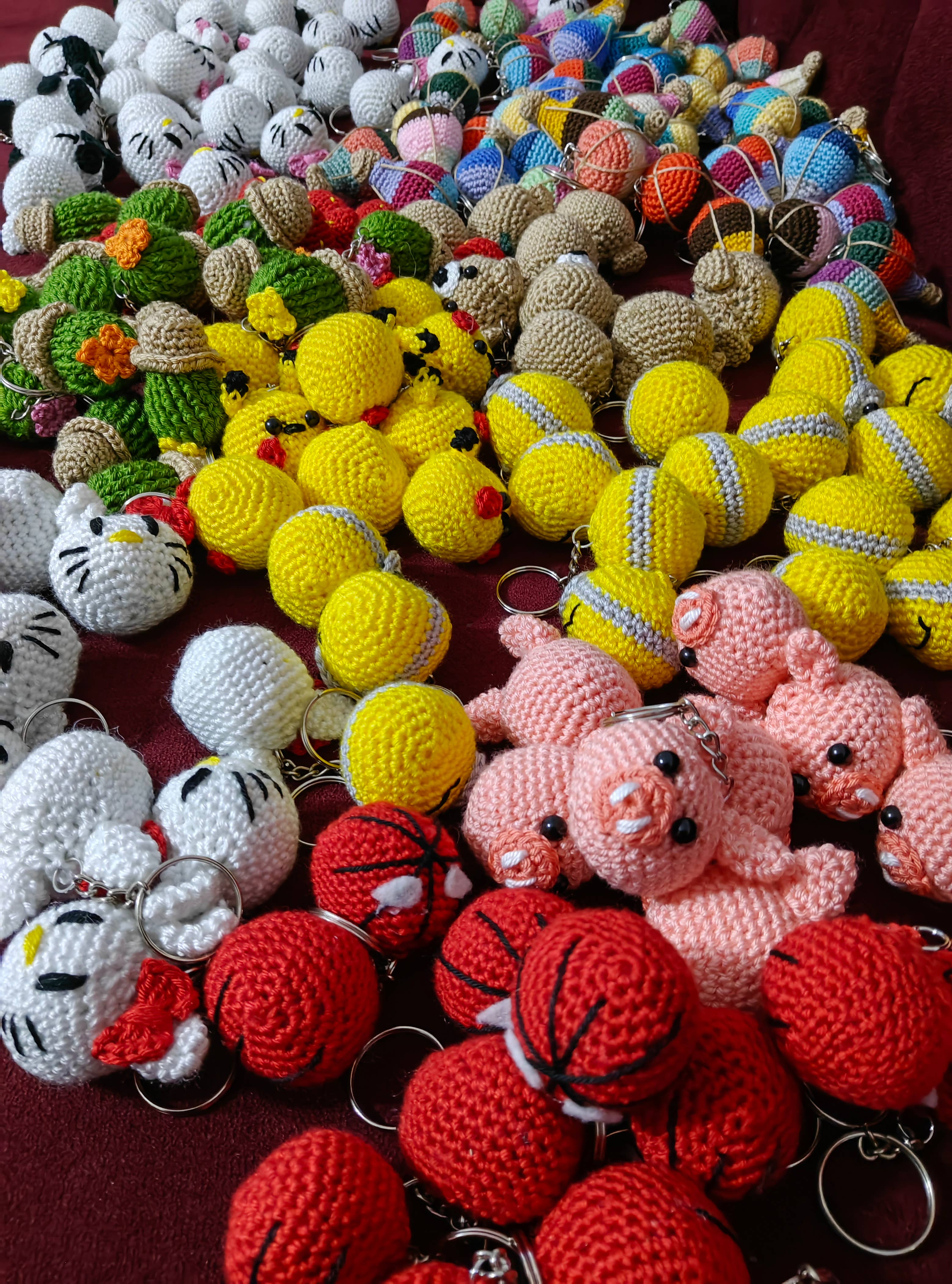 despinacrafting – wholesale Keychain – Women's – Crochet Keychain, Stuffed Toy, Hello Kitty, Minions8