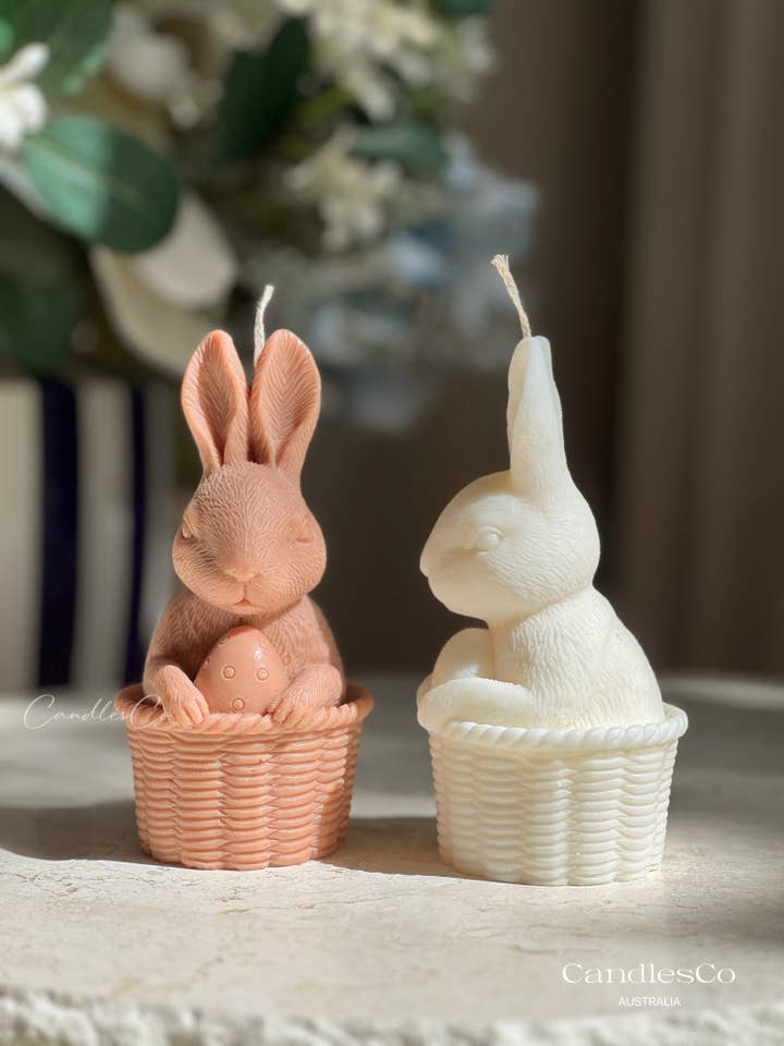 Easter Bunny Basket Candle for wholesale by CandlesCo Australia