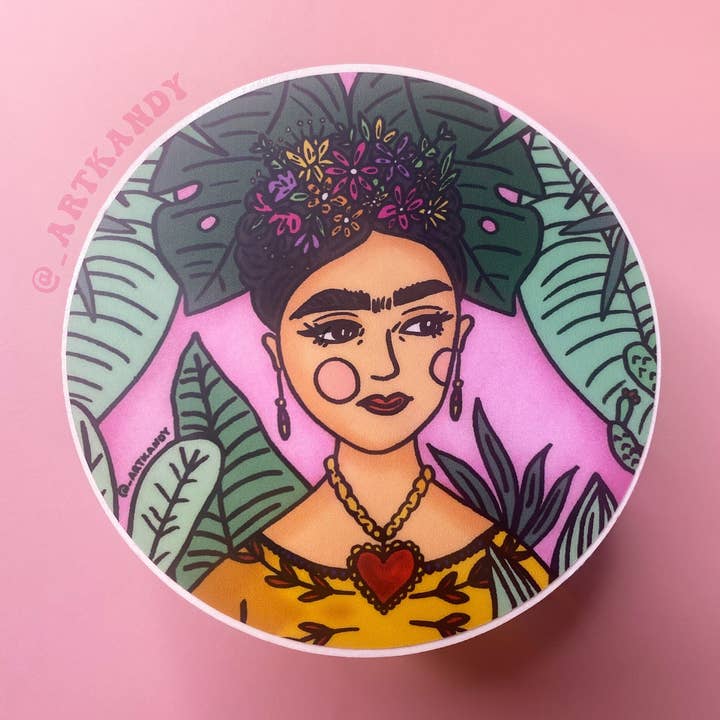 ArtKandy - Wholesale Sticker - Frida Kahlo Garden Sticker0