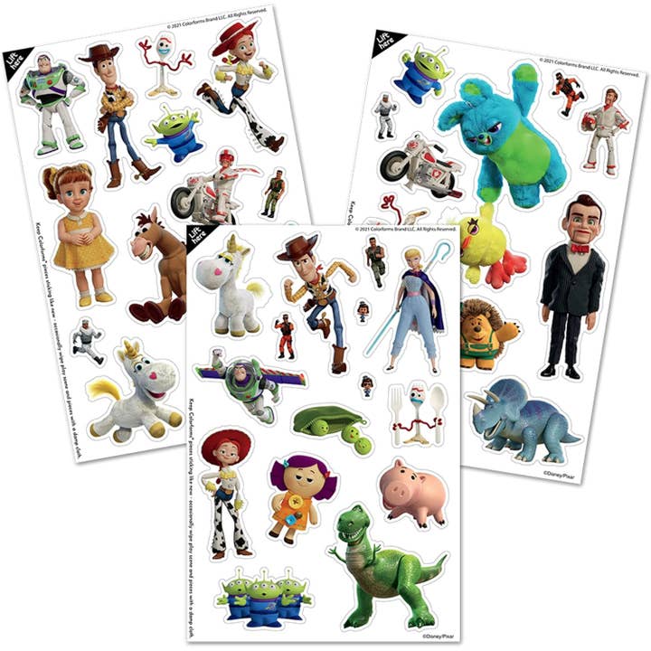 Play Monster - Wholesale Sticker - Kids & Baby - Colorforms Stickers for Kids - Disney Toy Story Box Set
