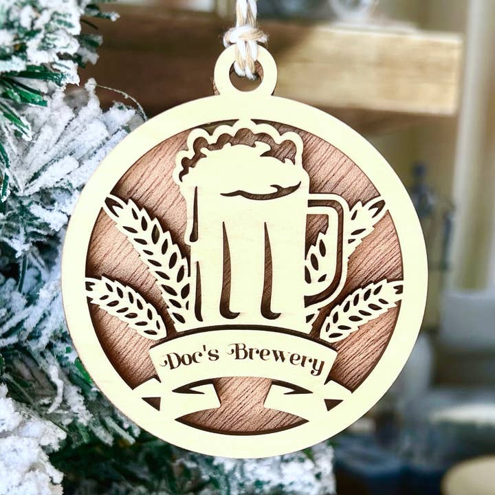Stad Woodlands - Wholesale Ornament - Brewery Ornament - Personalized Craft Beer Ornament