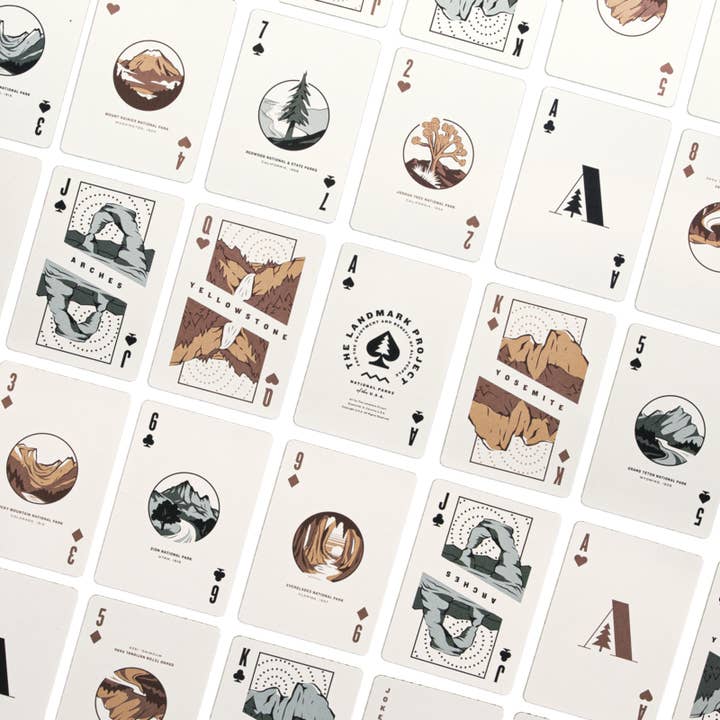 The Landmark Project – Großhandel Spielkarten – Nationalparks Spielkarten