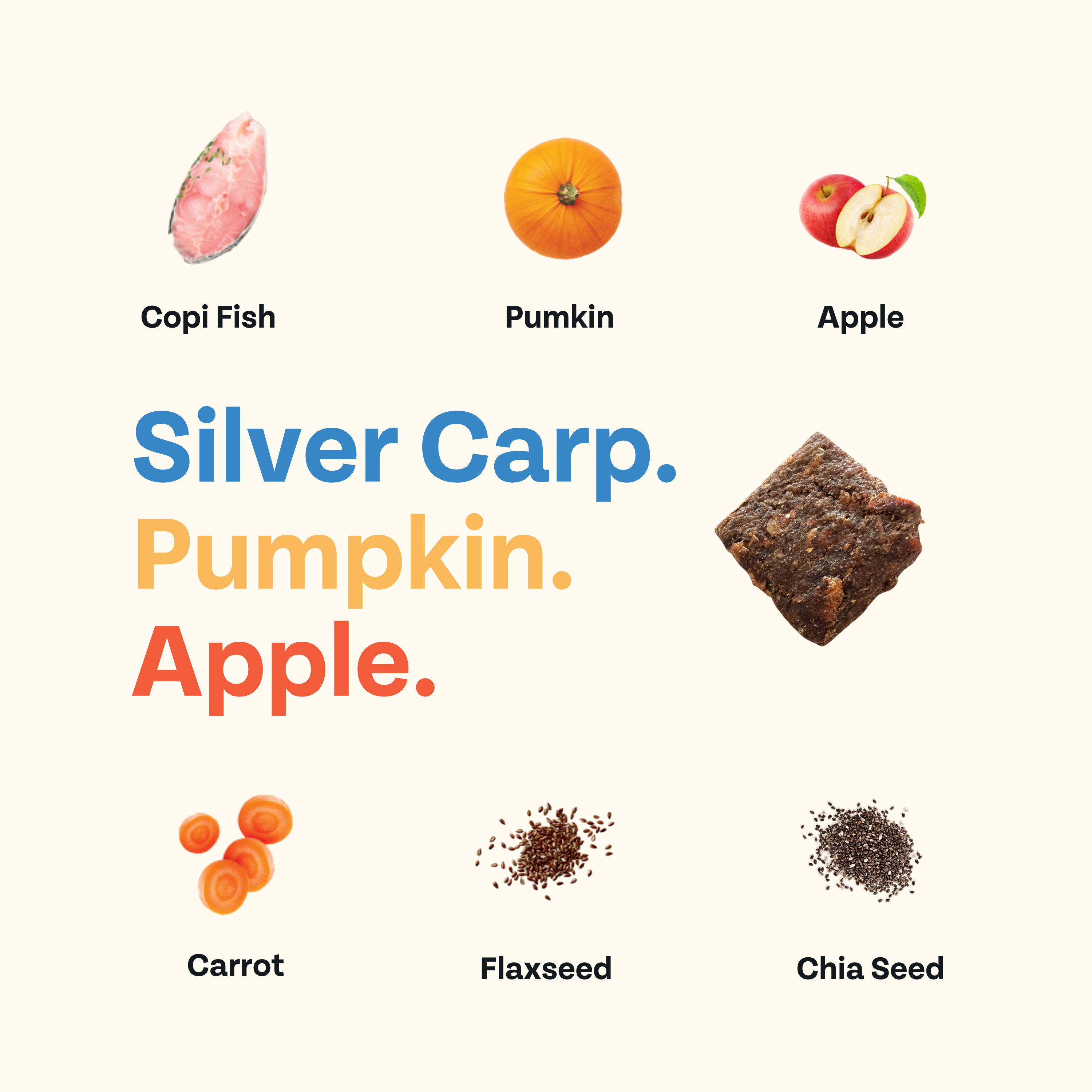 Chippin - Wholesale Pet Treats - Dog - Wild-Caught Fish Pumpkin Apple Soft Jerky Dog Treats7