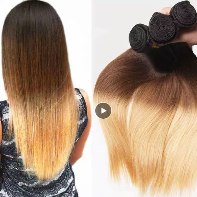 Pacotes de Cabelo Humano 14 16 18 Polegadas Liso por atacado de U-Got Beauty Hair & Supply Store