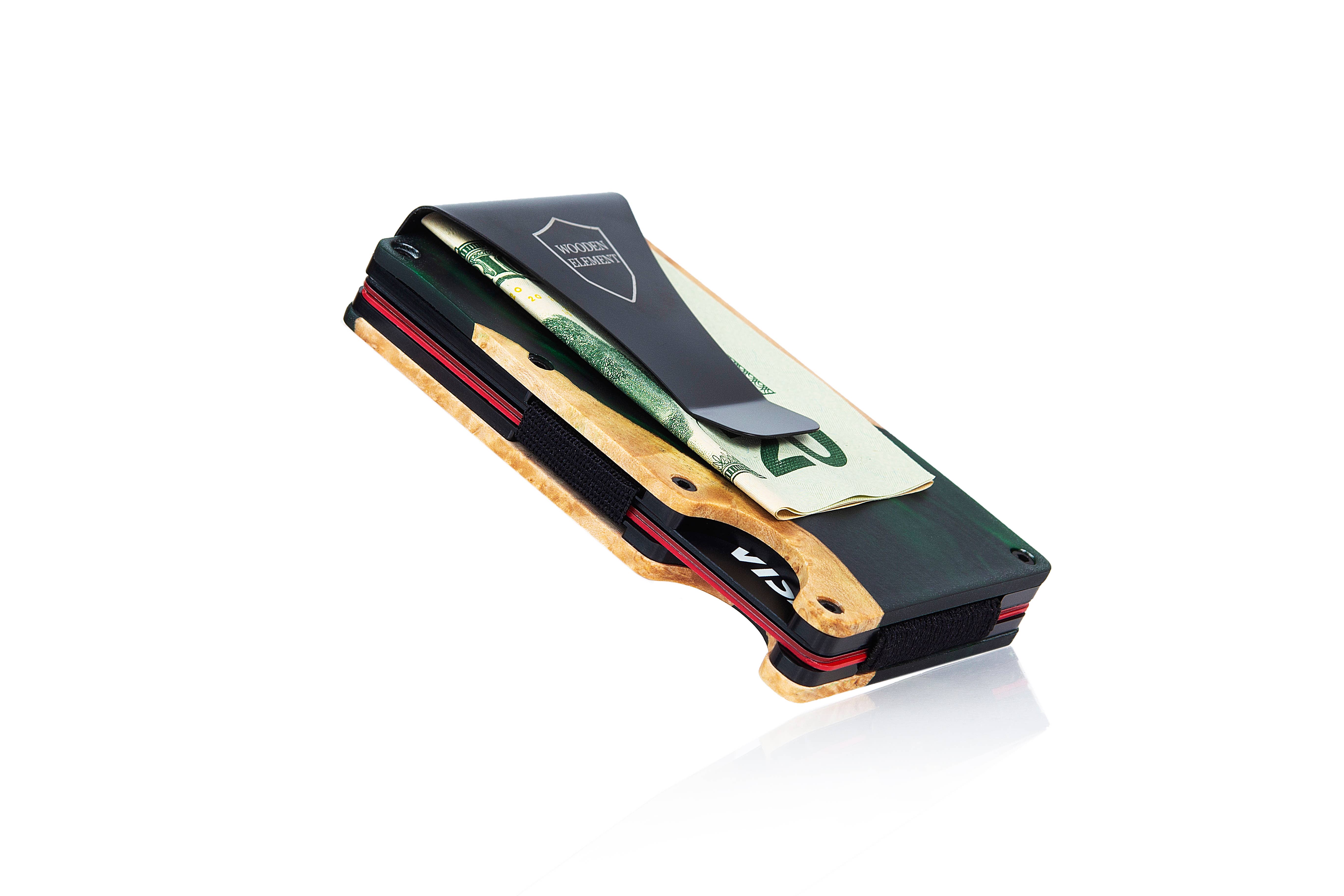 Wooden Element - Vente Portefeuille – unisexe - Portefeuilles intelligents en bois/résine - lot assorti de 1149