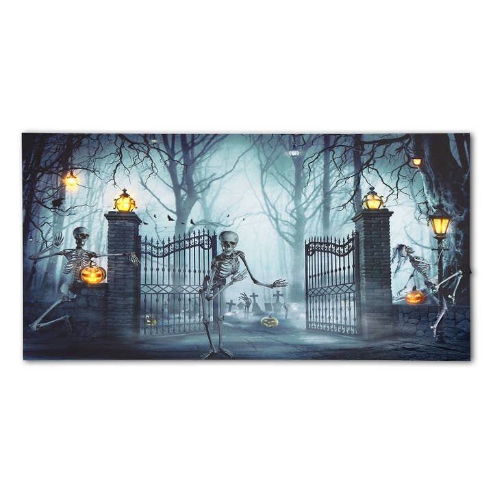 Oak Street Wholesale - Wholesale Outdoor Ornament/Decor - Light Skelton Gate