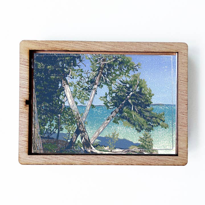 Imán Cedar Beach para venta al por mayor de Peninsula Prints