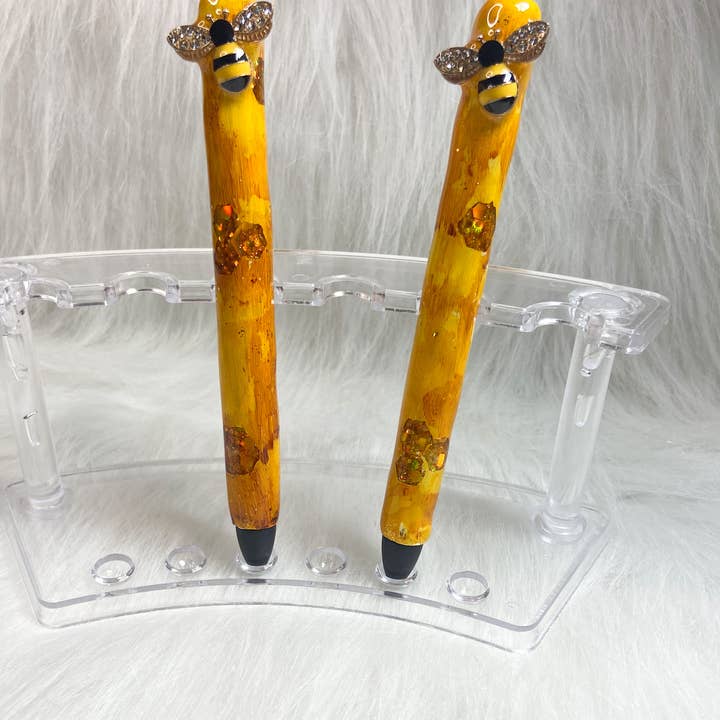 KraftzbyKenzie - Wholesale Pen - Bee Pen | Honey Comb | Glitter Pens | BumbleBee- HoneyDrip