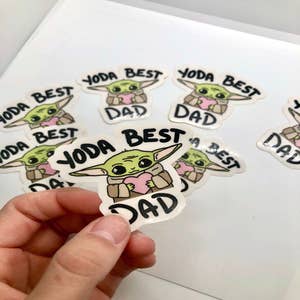  Star Wars Decal Stickers Set - 5 Premium Star Wars Decals for  Room Decor, Car, Laptop, Water Bottle Featuring Yoda, Darth Vader and More (Star  Wars Party Favors) : Toys & Games