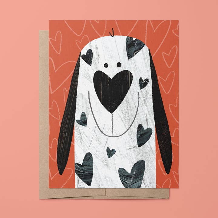 "Puppy Love" Greeting Card for wholesale by Sincerely, Rob