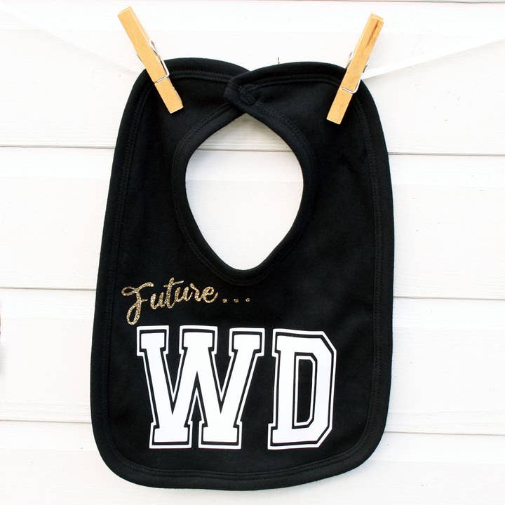 Juliet Reeves Designs - Wholesale Bib – Baby - Future Netball Player Bib3