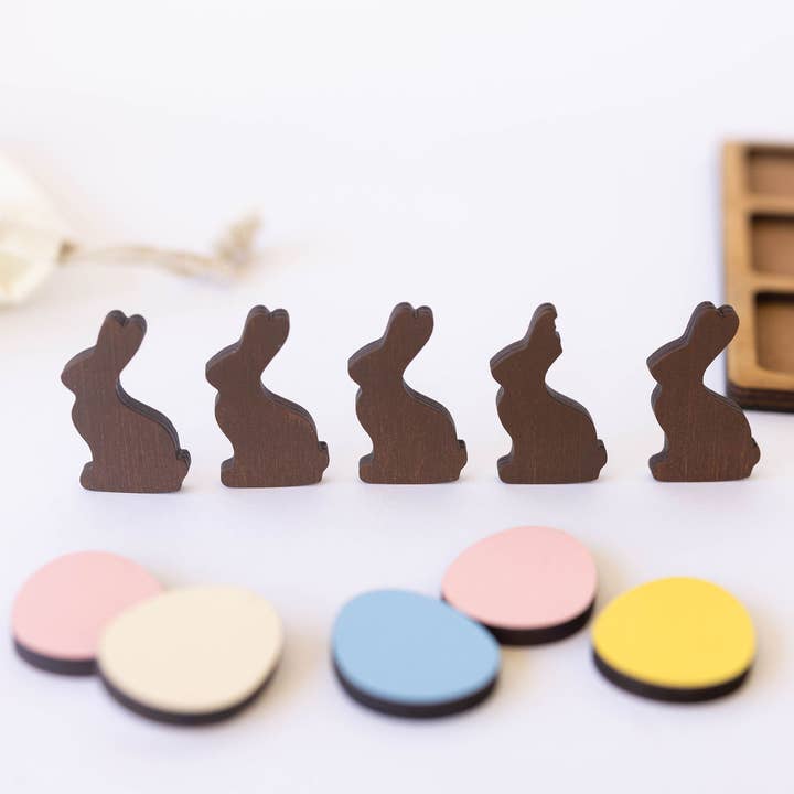 This & That Etc. - Wholesale Board Game - Chocolate Bunny vs. Cadbury Eggs Tic-Tac-Toe
