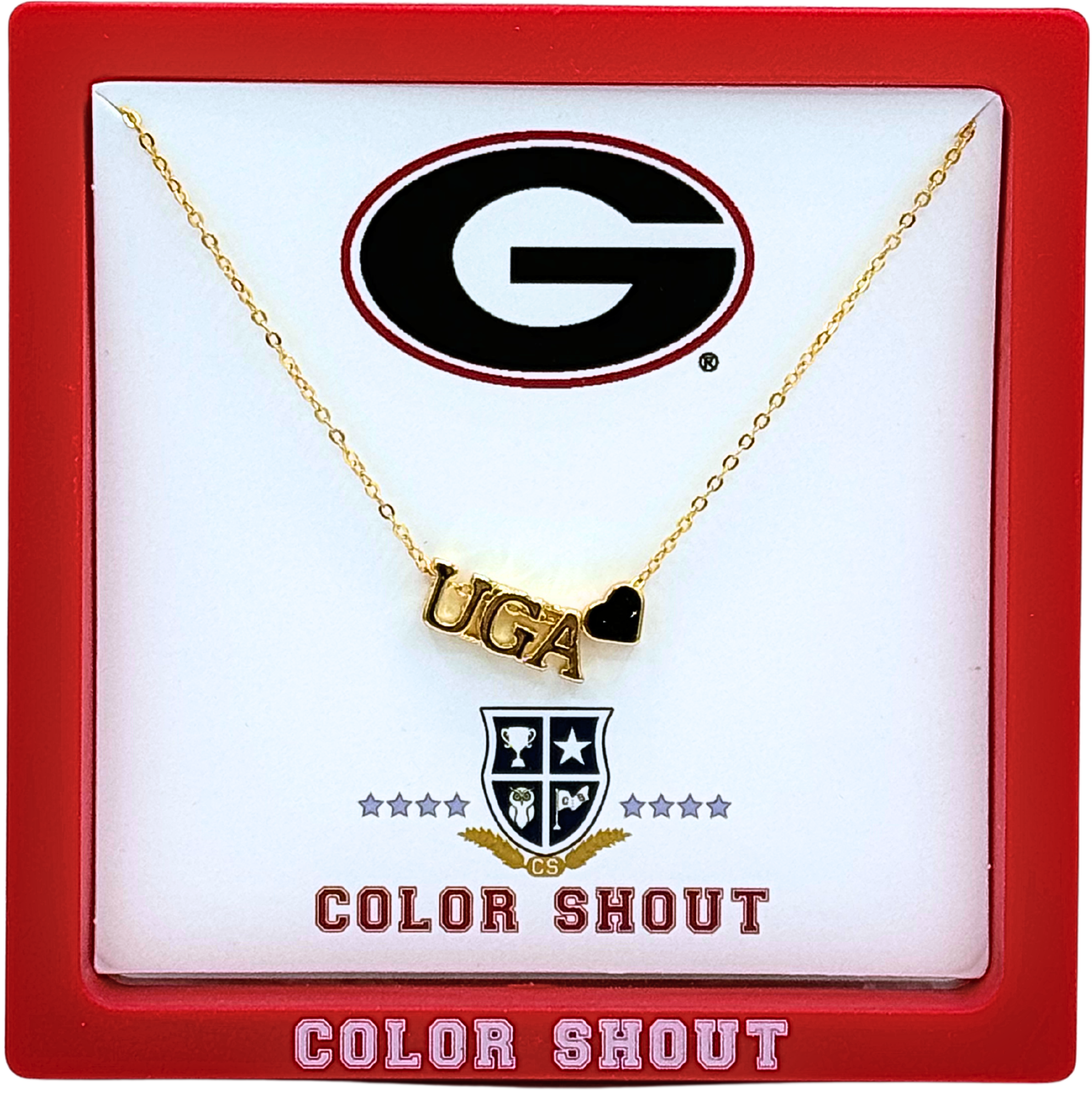 Color Shout - Vendita all'ingrosso Collana con ciondolo/pendaglio - N202 - Collana Cuore Georgia UGA1