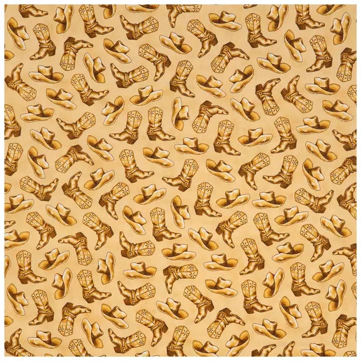 BibbyBubby - Wholesale Pet Bandana - Dog - Cowboy/Cowgirl Western Dog Bandana (Snap-on, adjustable)