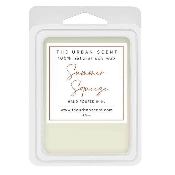 Summer Squeeze Wax Melt for wholesale by The Urban Scent - Scented Soy Candles & Wax Melts