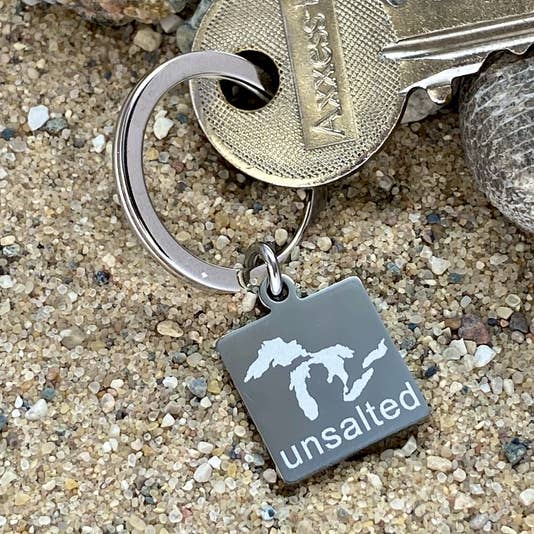 Unsalted Keychain for wholesale by My Captured Journey