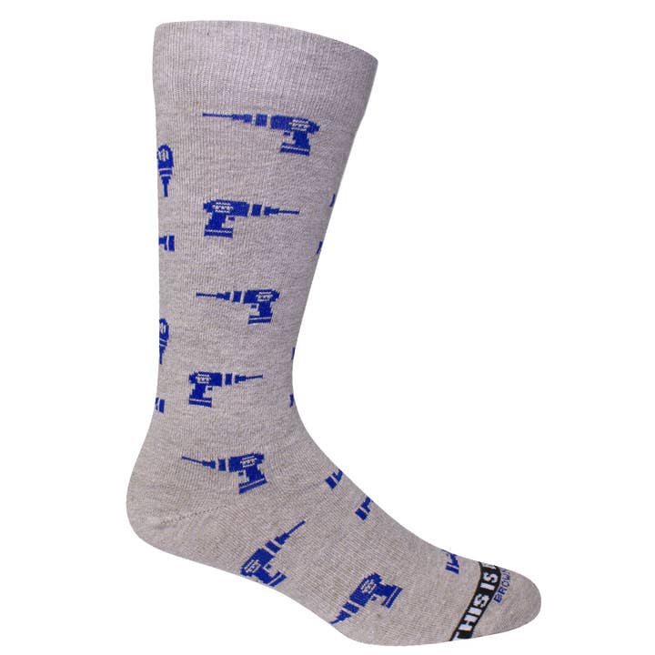 Boring (Drill) Socks for wholesale by Brown Dog