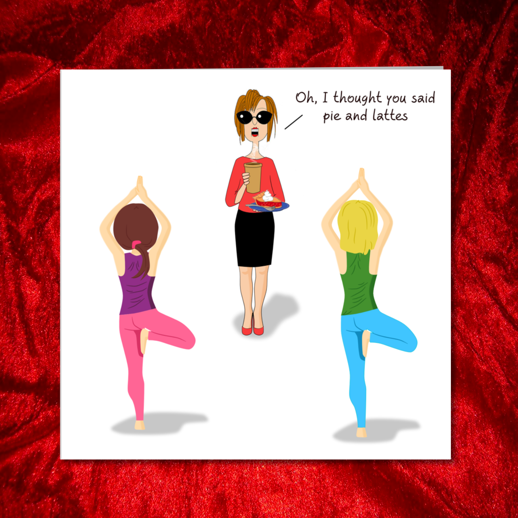 Swizzoo Cards – wholesale Birthday card – Funny Birthday Card - Pilates Yoga Mindfulness - Mum Mom Girlfriend or Girl Friend - Any occasion card. Funny, humorous and amusing2