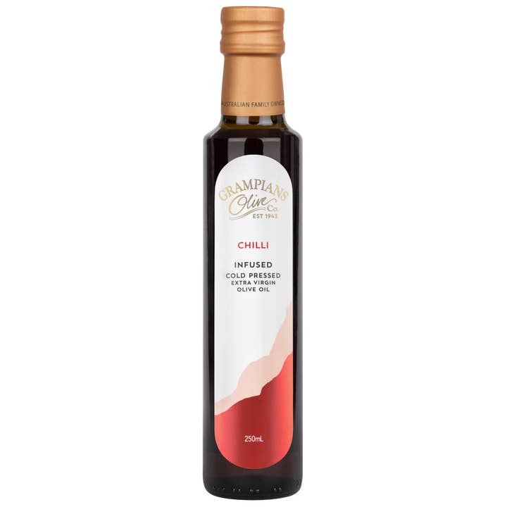 Chilli Infused Extra Virgin Olive Oil for wholesale by Grampians Olive Co.
