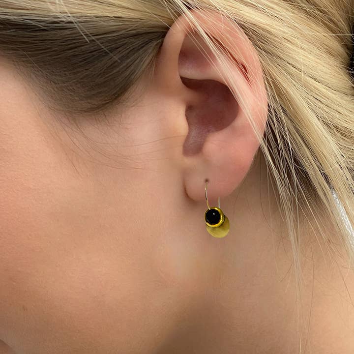 Conversations in Jewellery - Wholesale Dangle Earrings - Ltmt32G - Dangle Earrings with 9 interchangeable colours. 2