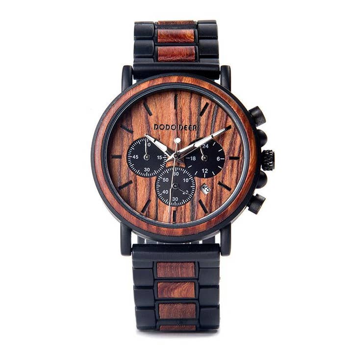 WoodWristCo - Wholesale Wrist Watch - Men's - DODO DEER wooden watches