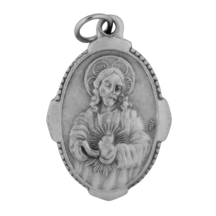 Village Gift Importers - Wholesale Individual Charm/Pendant - Traditional Brown Scapular Medal