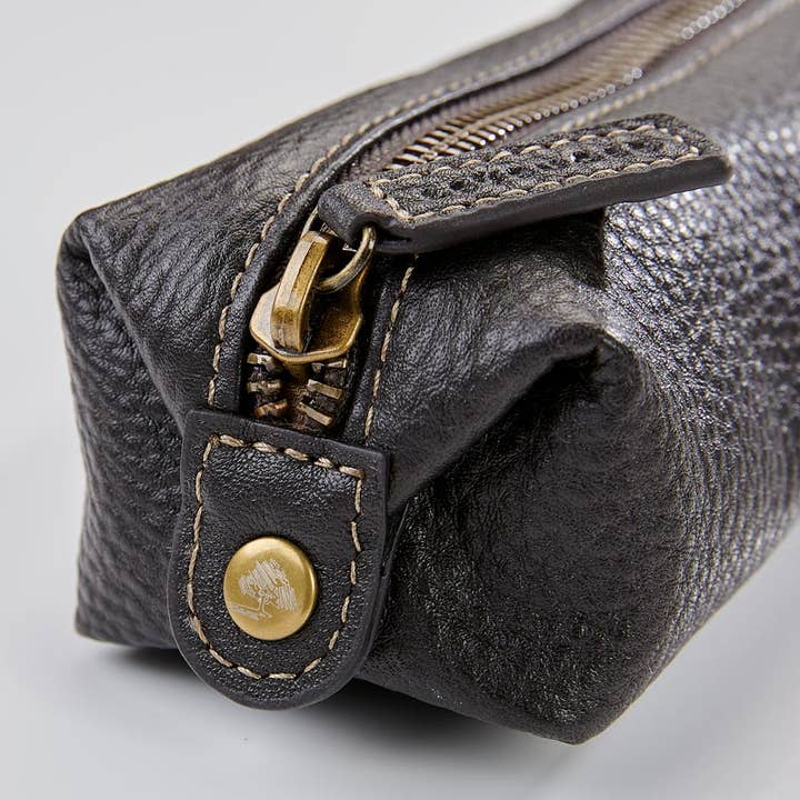 Mocha Bomber Jacket Pen Pouch for wholesale on Faire