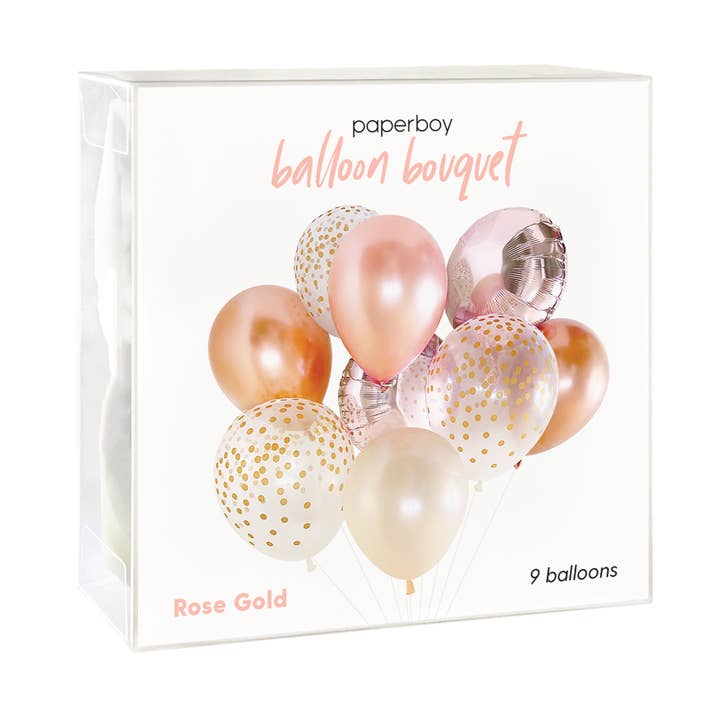 Paperboy - Wholesale Balloon - Balloon Bouquet - Rose Gold1