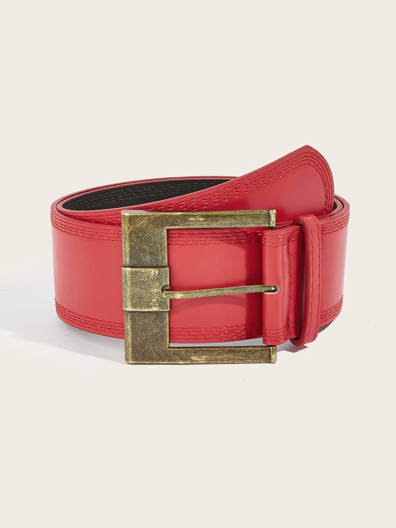 Dipped Shop - Wholesale Belt - Women's - Vintage Distressed Leather Wide Belt DP25G4453