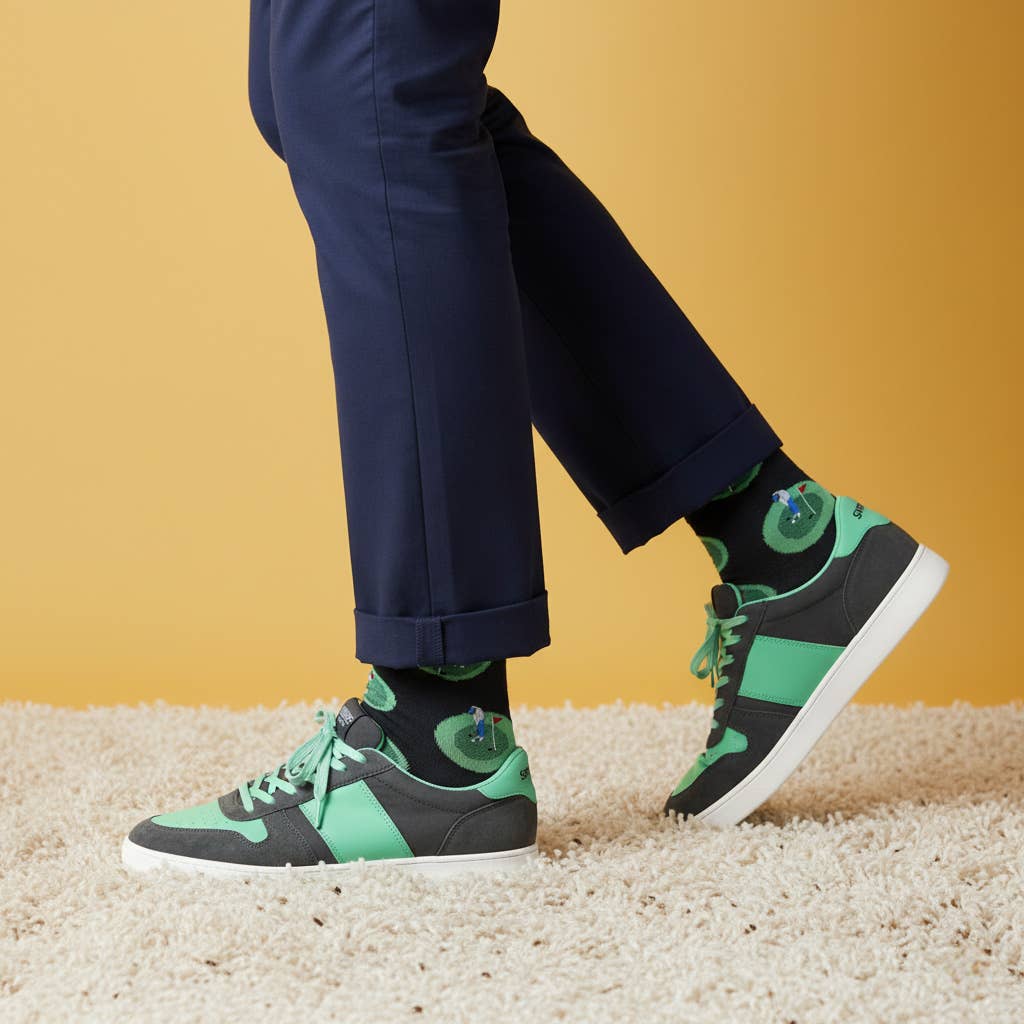 Soxfords – Meias - Homem por atacado – “Putting About” - Meias Finas para Homem com Tema de Golfe6