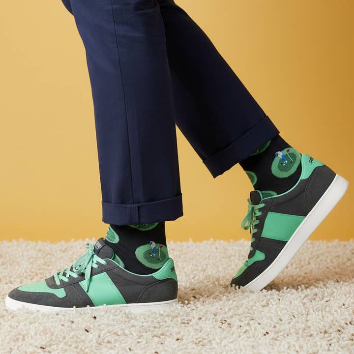 Soxfords – Meias - Homem por atacado – “Putting About” - Meias Finas para Homem com Tema de Golfe6