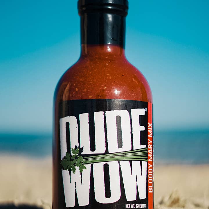 Dude Wow Cocktails - Wholesale Cocktail Mix/Syrup - Dude Wow Original Bloody Mary Mix Case 12/32oz Btls.2
