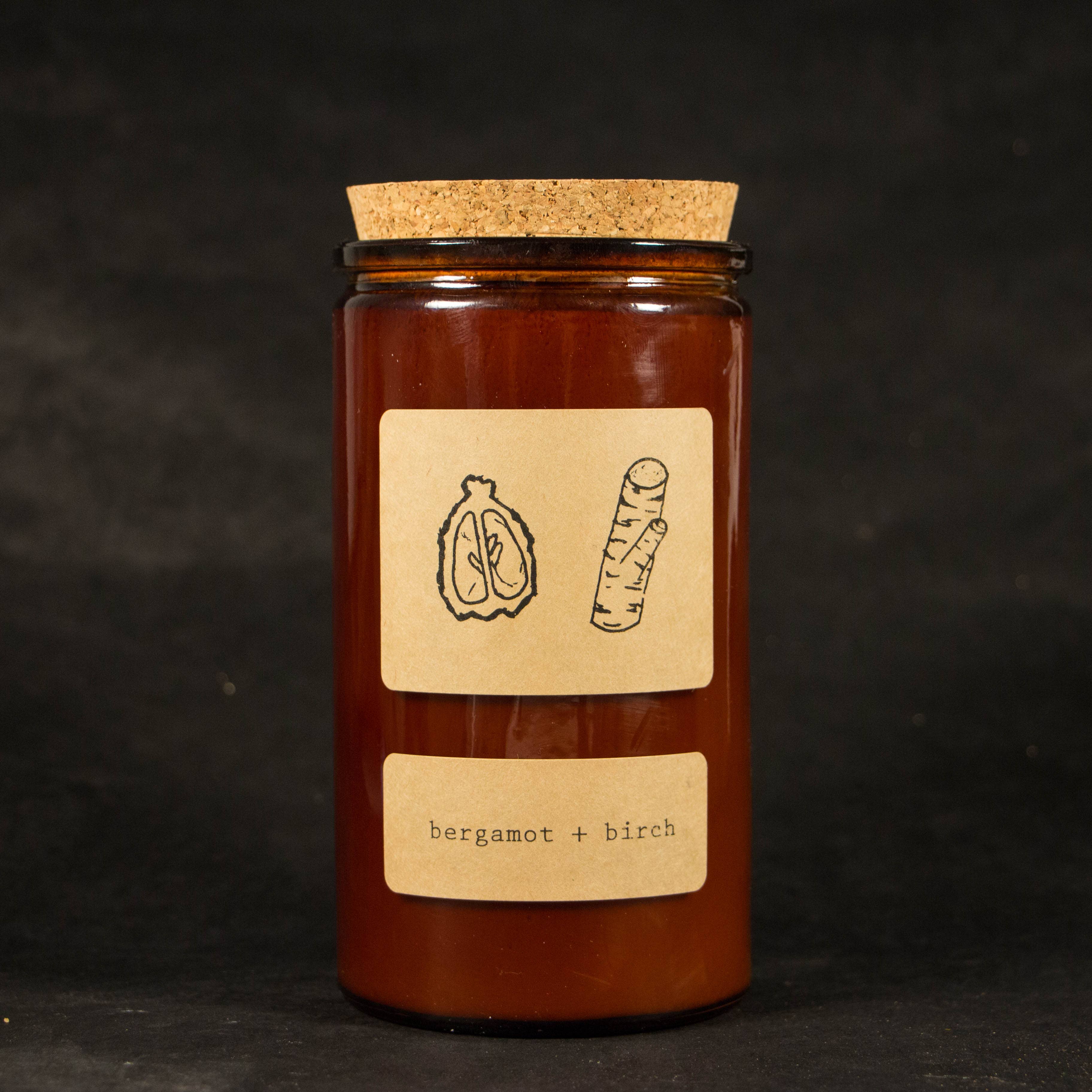 Moonrise Candle Co. - Wholesale Jar/Filled Candle - Bergamot + Birch2