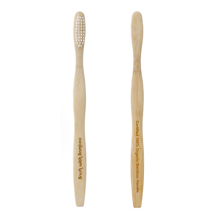Brush With Bamboo - Wholesale Toothbrush - Adult Toothbrush - Standard Soft