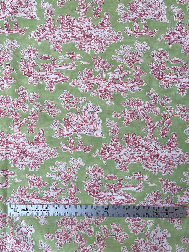 Erin Toile Pillow with Feather Insert - Custom for wholesale by Dahlia & Grace pillows