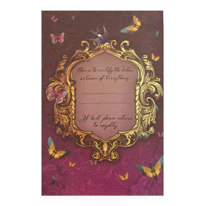 Santoro London – wholesale Notebook – Santorus - Large Notebook - Queen