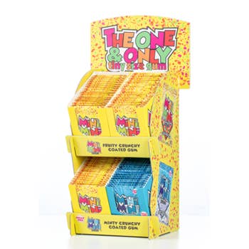 MINI MINI GUM COUNTER DISPLAY for wholesale by Gotta Get It Gifts