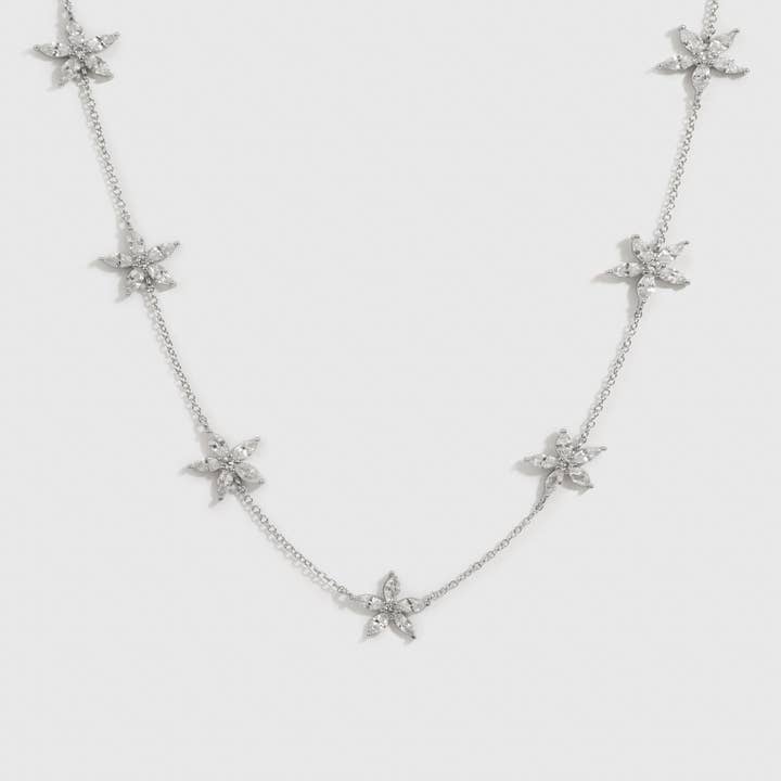 Blomst Multi Halskæde for engroshandel hos DRAE COLLECTION