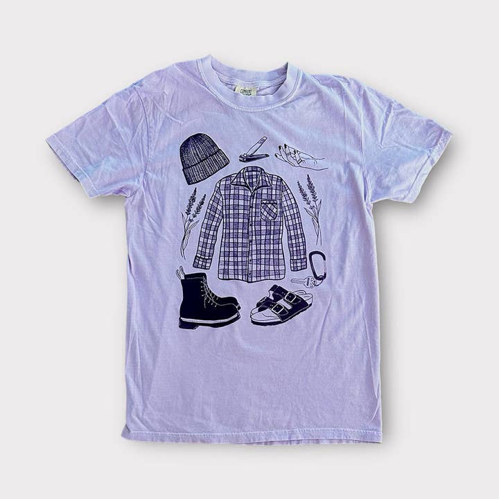 Just Sapphic Things Graphic T-Shirt for wholesale by Campfires & Coffee