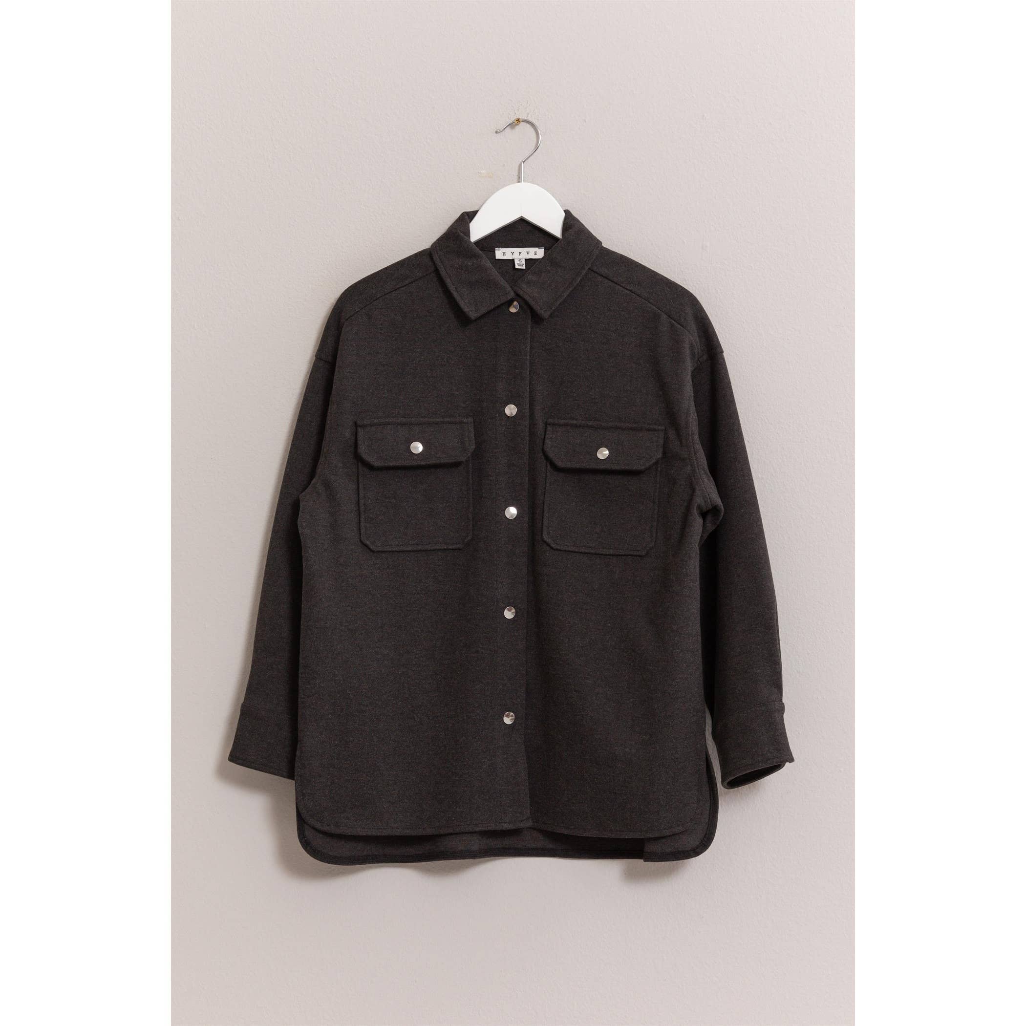 HYFVE - Vente Veste-chemise – femme - Surchemise brossée effet laine0