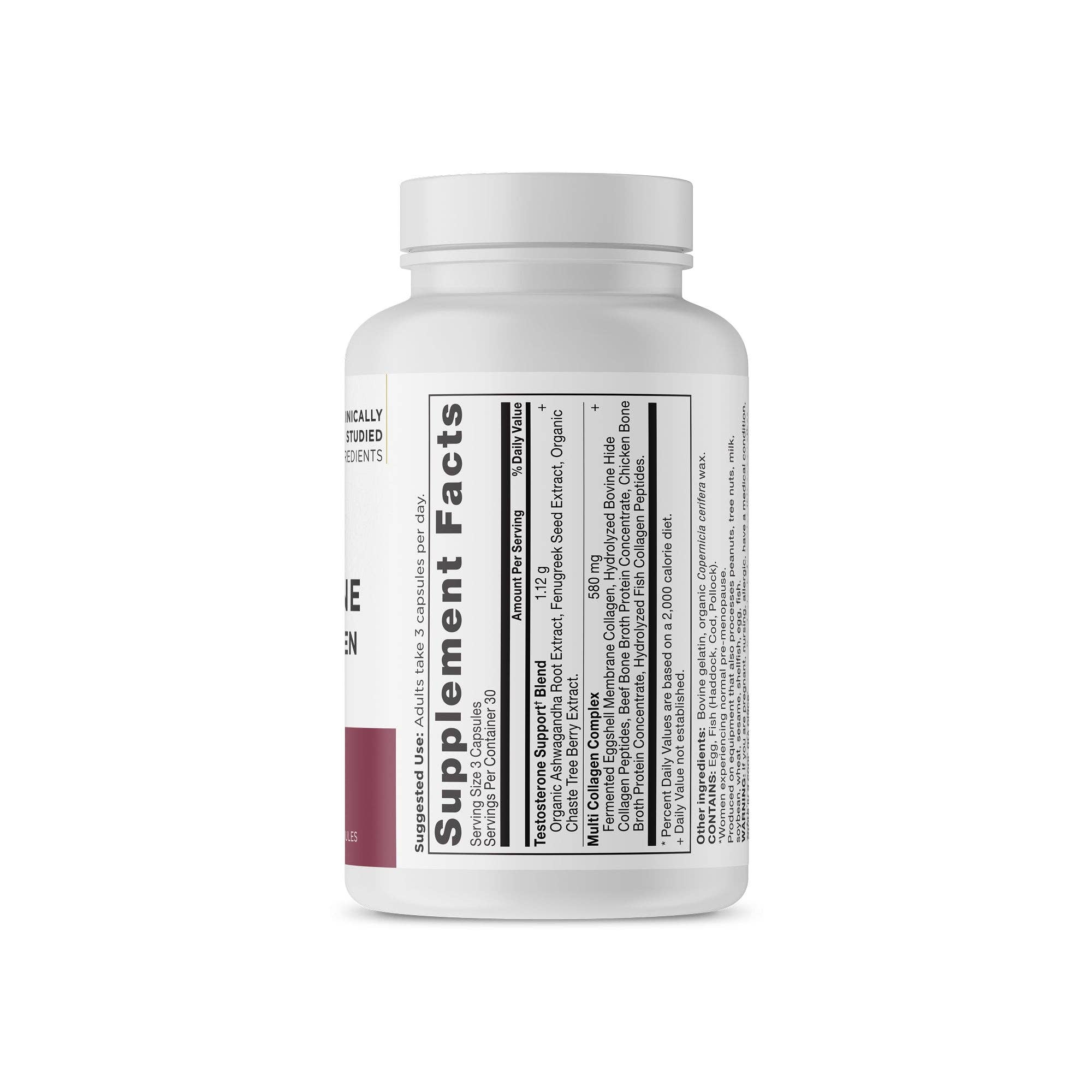 Ancient Nutrition - Wholesale Oral Supplement/Vitamin - Testosterone Support for Women + Collagen | Capsules (30 Servings)8