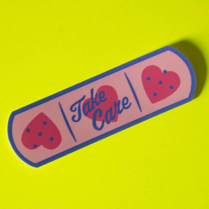 Doctor Scribble - Wholesale Sticker - Take Care Bandaid Vinyl Sticker1
