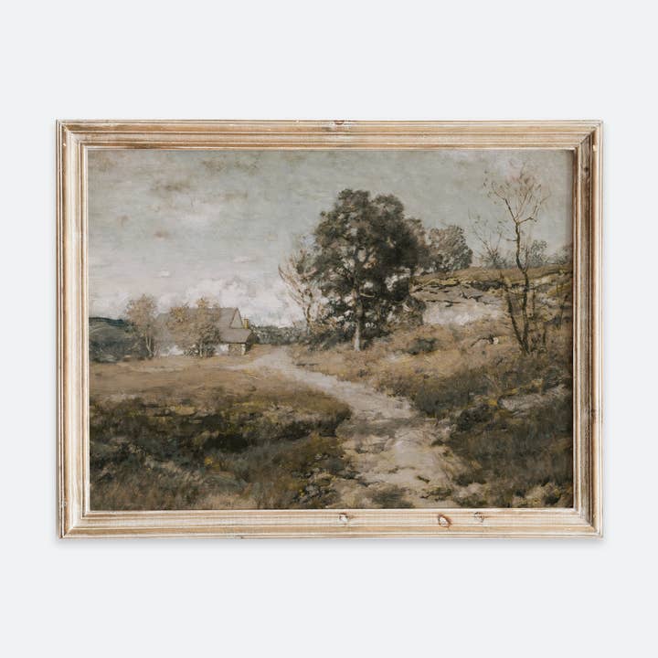 Stampa d'Arte Vintage Cottage di Campagna Giardino VP198 per la vendita all'ingrosso da parte di Sugar & Canvas